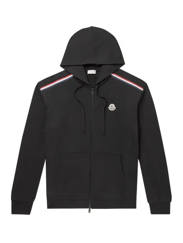 Moncler Logo-Embroidered Striped Cotton-Jersey Zip-Up Hoodie - Men