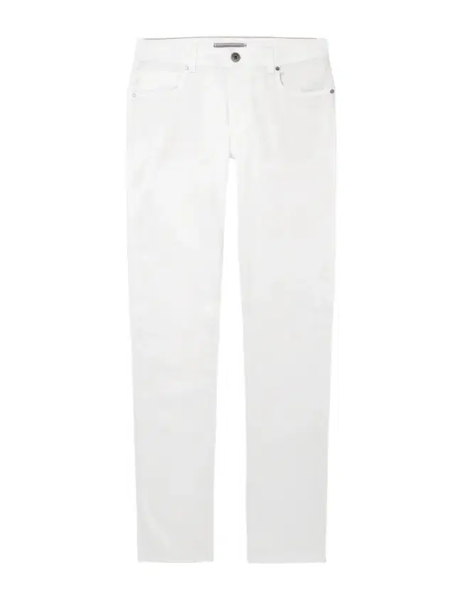 Slim-Fit Linen-Blend Twill Trousers - Men