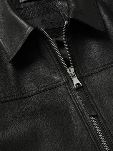 MR P. Full-Grain Leather Coach Jacket - Men | Thumbnail 5