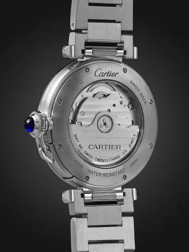 Cartier Pasha de Automatic 41mm Stainless Steel and Leather Watch, Ref. No. CRWSPA0038 - Men | Thumbnail 5