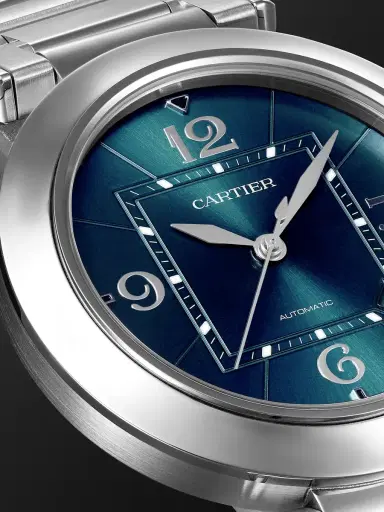 Cartier Pasha de Automatic 41mm Stainless Steel and Leather Watch, Ref. No. CRWSPA0038 - Men | Thumbnail 6