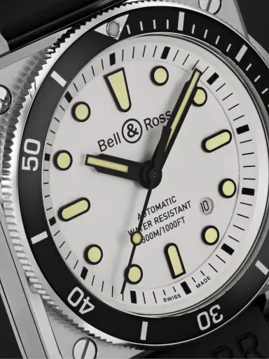 Bell & Ross BR 03-92 Diver Automatic Stainless Steel Watch, Ref. BR0392-D-WH-ST/SRB - Men | Thumbnail 5 Bell & Ross BR 03-92 Diver Automatic Stainless Steel Watch, Ref. BR0392-D-WH-ST/SRB - Men | Thumbnail 5