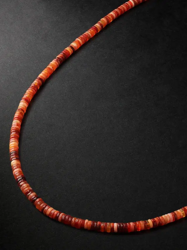 Jacquie Aiche Gold, Opal and Diamond Beaded Necklace - Men
