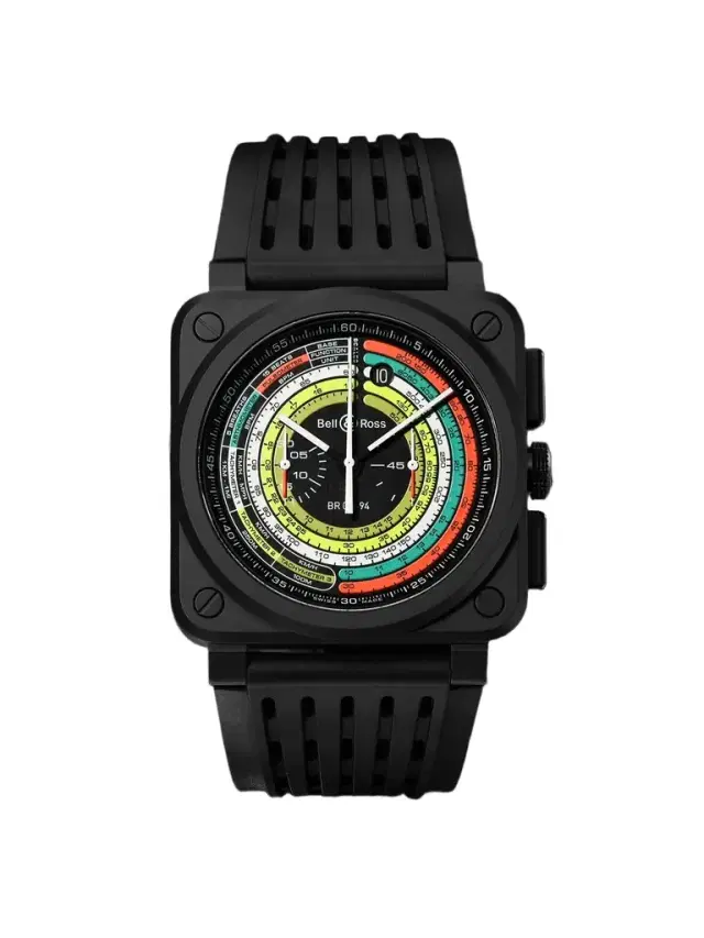 Bell & Ross BR 03-94 Multimeter Limited Edition Automatic Ceramic Watch, Ref. BR0394-SW-CE/SRB - Men