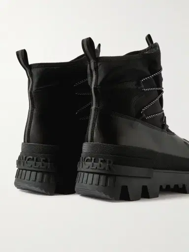 Moncler Mallard Nylon and Leather Boots - Men | Thumbnail 5 Moncler Mallard Nylon and Leather Boots - Men | Thumbnail 5