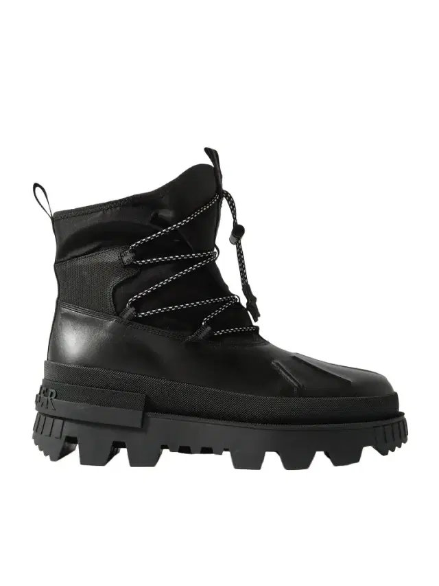 Moncler Mallard Nylon and Leather Boots - Men