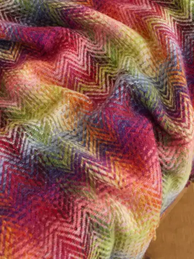 Missoni Home Montgomery Fringed Striped Recycled Wool-blend Throw | Thumbnail 3