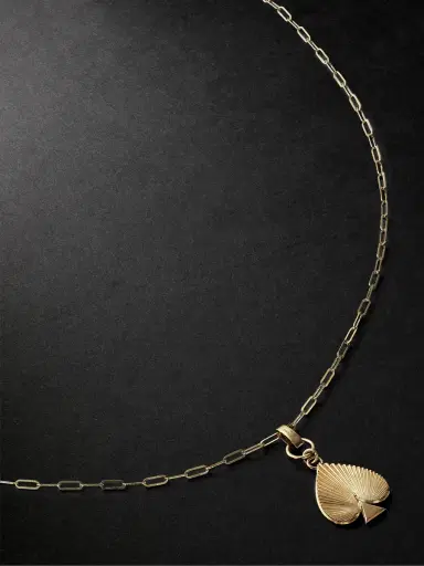 Foundrae Spade Medium 18-Karat Gold Necklace - Men | Thumbnail 1