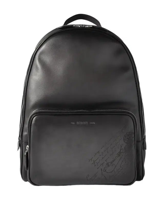 Time Off Scritto Logo-Debossed Venezia Leather Backpack - Men