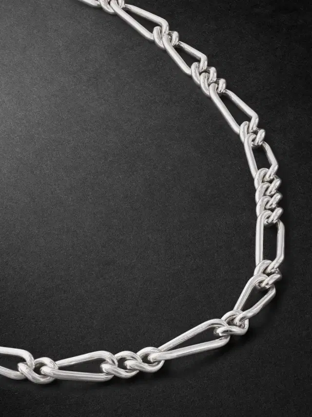 Unity Link Sterling Silver Necklace - Men