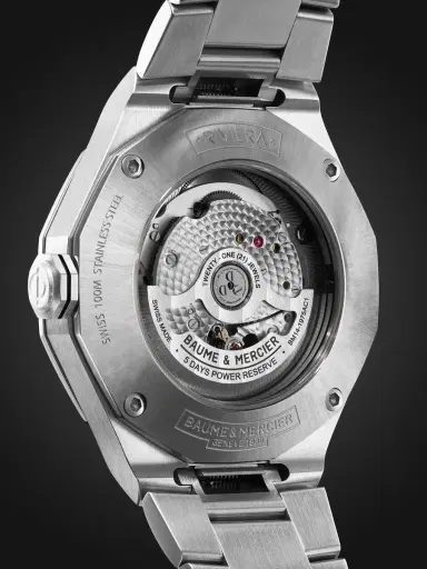 Baume & Mercier Riviera Baumatic Automatic Moon-Phase Stainless Steel Watch, Ref. 10682 - Men | Thumbnail 3 Baume & Mercier Riviera Baumatic Automatic Moon-Phase Stainless Steel Watch, Ref. 10682 - Men | Thumbnail 3