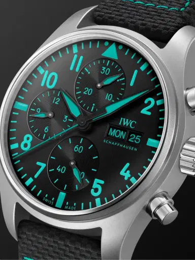 IWC SCHAFFHAUSEN Pilot's Watch Mercedes-AMG Petronas Formula One™ Team Edition Automatic Chronograph Titanium Watch, Ref. IW388108 - Men | Thumbnail 5
