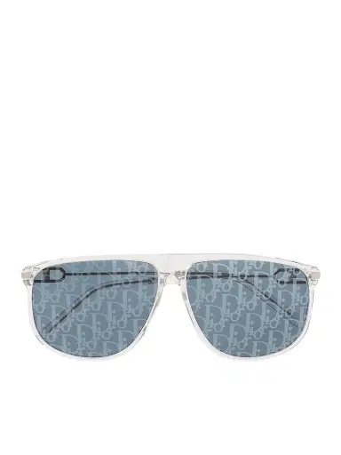 DIOR Eyewear CD Link S2U D-Frame Acetate and Silver-Tone Mirrored Sunglasses - Men | Thumbnail 1