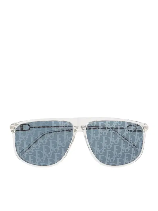 CD Link S2U D-Frame Acetate and Silver-Tone Mirrored Sunglasses - Men