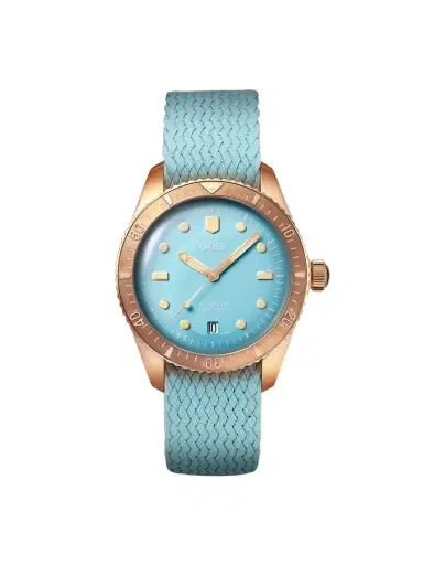ORIS Divers Sixty-Five Automatic Bronze and Recycled-Perlon Watch, Ref. 01 733 7771 3155-07 3 19 02BR - Men | Thumbnail 1 ORIS Divers Sixty-Five Automatic Bronze and Recycled-Perlon Watch, Ref. 01 733 7771 3155-07 3 19 02BR - Men | Thumbnail 1