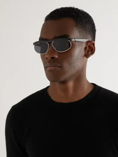 DIOR Eyewear DioRider S1U Oval-Frame Acetate and Silver-Tone Sunglasses - Men | Thumbnail 2 DIOR Eyewear DioRider S1U Oval-Frame Acetate and Silver-Tone Sunglasses - Men | Thumbnail 2