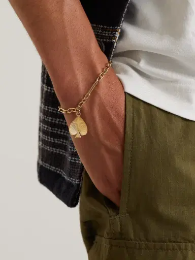 Foundrae Reverie Medium 18-Karat Gold Bracelet - Men | Thumbnail 2