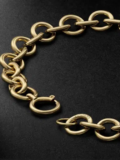 Foundrae Mixed Link 18-Karat Gold Chain Bracelet - Men | Thumbnail 3 Foundrae Mixed Link 18-Karat Gold Chain Bracelet - Men | Thumbnail 3