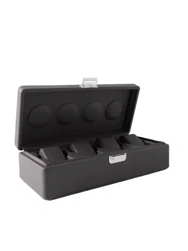 Scatola del Tempo Valigetta 4 Full-Grain Leather Watch Box - Men | Thumbnail 1 Scatola del Tempo Valigetta 4 Full-Grain Leather Watch Box - Men | Thumbnail 1