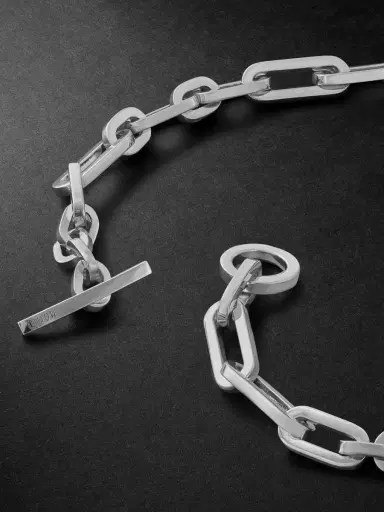 MAOR Trio Link Sterling Silver Necklace - Men | Thumbnail 3 MAOR Trio Link Sterling Silver Necklace - Men | Thumbnail 3
