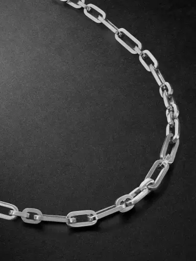 MAOR Trio Link Sterling Silver Necklace - Men | Thumbnail 1 MAOR Trio Link Sterling Silver Necklace - Men | Thumbnail 1