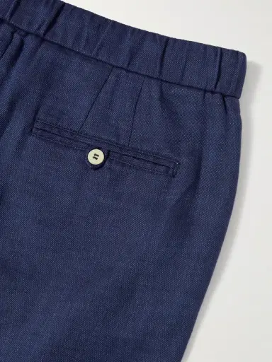 Frescobol Carioca Oscar Straight-Leg Linen and Cotton-Blend Drawstring Trousers - Men | Thumbnail 6 Frescobol Carioca Oscar Straight-Leg Linen and Cotton-Blend Drawstring Trousers - Men | Thumbnail 6