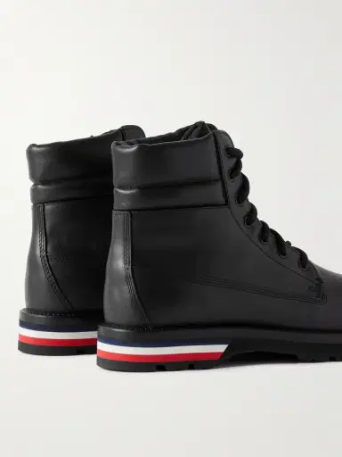 Moncler Vancouver Striped Leather Hiking Boots - Men | Thumbnail 5 Moncler Vancouver Striped Leather Hiking Boots - Men | Thumbnail 5