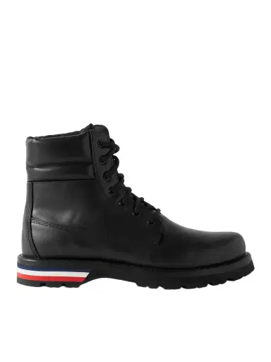 Moncler Vancouver Striped Leather Hiking Boots - Men | Thumbnail 1 Moncler Vancouver Striped Leather Hiking Boots - Men | Thumbnail 1