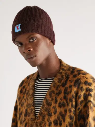 KAPITAL 5G Logo-Appliquéd Ribbed-Knit Beanie - Men | Thumbnail 2