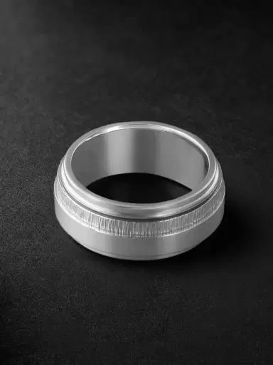 Piaget Possession Large Engraved 18-Karat White Gold Diamond Ring - Men | Thumbnail 3 Piaget Possession Large Engraved 18-Karat White Gold Diamond Ring - Men | Thumbnail 3