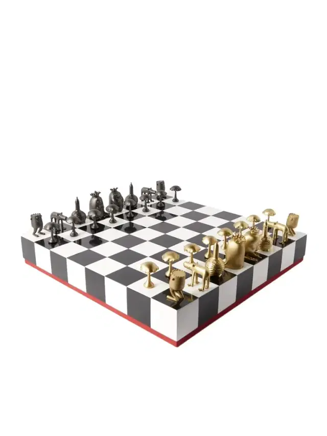 Haas Brothers Stone Chess Set - Men