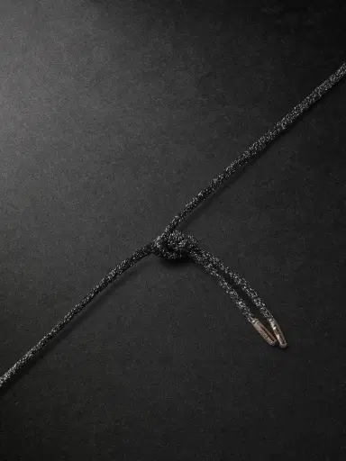 Carolina Bucci Superstellar Blackened Gold, Multi-Stone and Lurex Pendant Necklace - Men | Thumbnail 3 Carolina Bucci Superstellar Blackened Gold, Multi-Stone and Lurex Pendant Necklace - Men | Thumbnail 3