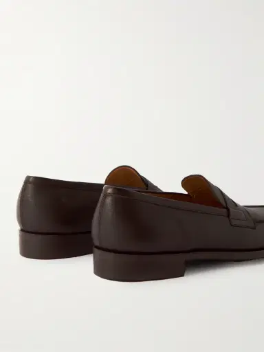 J.M. Weston 180 Full-Grain Leather Penny Loafers - Men | Thumbnail 4