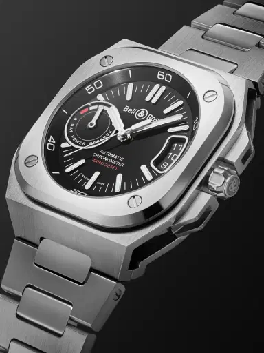 Bell & Ross BR-X5 Automatic Chronometer Steel Watch, Ref. BRX5R-BL-ST/SST - Men | Thumbnail 4 Bell & Ross BR-X5 Automatic Chronometer Steel Watch, Ref. BRX5R-BL-ST/SST - Men | Thumbnail 4