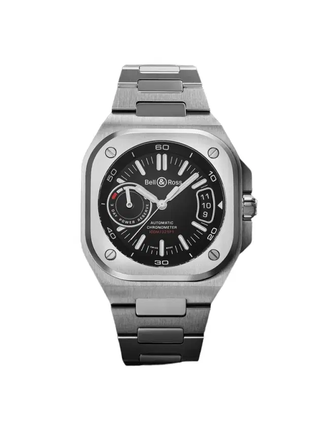 Bell & Ross BR-X5 Automatic Chronometer Steel Watch, Ref. BRX5R-BL-ST/SST - Men