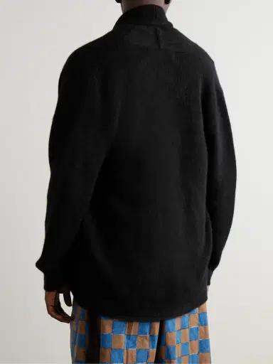 The Elder Statesman Shawl-Collar Cashmere Cardigan - Men | Thumbnail 3