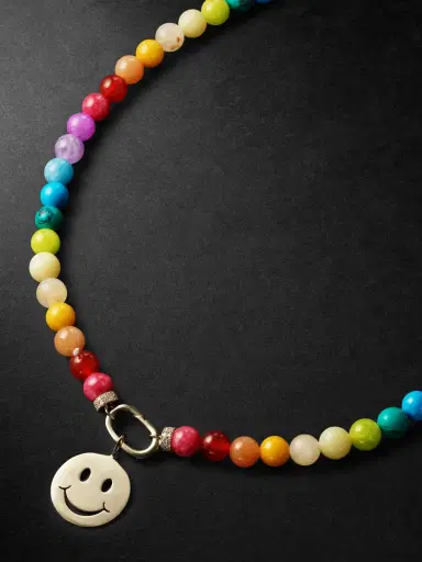Sydney Evan Gold Diamond Beaded Pendant Necklace - Men | Thumbnail 1 Sydney Evan Gold Diamond Beaded Pendant Necklace - Men | Thumbnail 1
