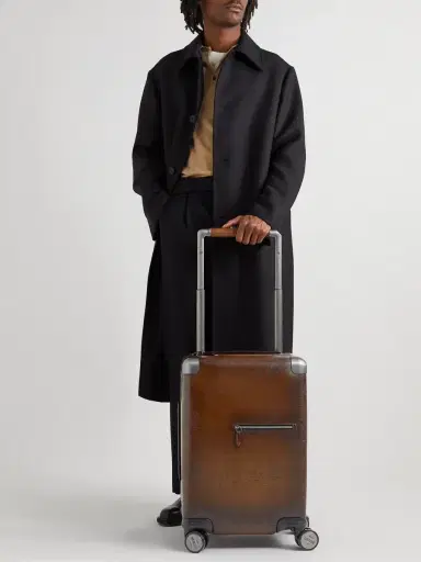 Berluti Formula 1005 Scritto Venezia Leather Suitcase - Men | Thumbnail 2 Berluti Formula 1005 Scritto Venezia Leather Suitcase - Men | Thumbnail 2