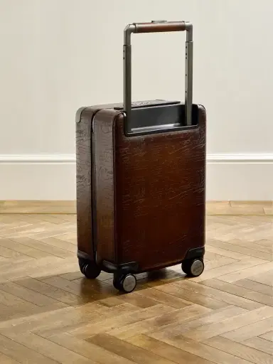 Berluti Formula 1005 Scritto Venezia Leather Suitcase - Men | Thumbnail 3 Berluti Formula 1005 Scritto Venezia Leather Suitcase - Men | Thumbnail 3