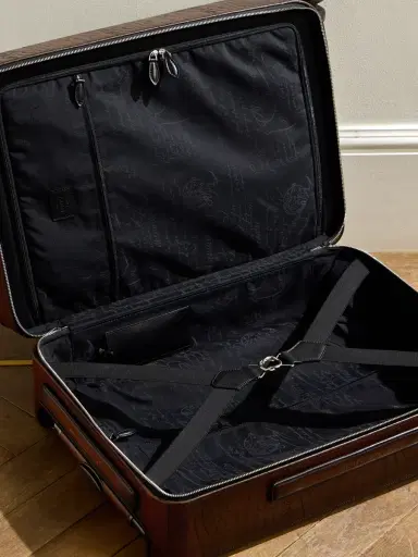 Berluti Formula 1005 Scritto Venezia Leather Suitcase - Men | Thumbnail 5 Berluti Formula 1005 Scritto Venezia Leather Suitcase - Men | Thumbnail 5