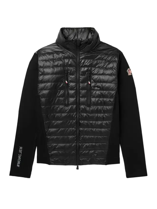 Moncler Grenoble Slim-Fit Quilted Ripstop and Jersey Down Jacket - Men