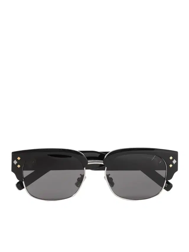CD Diamond C1U Geometric Acetate and Silver-Tone Sunglasses - Men
