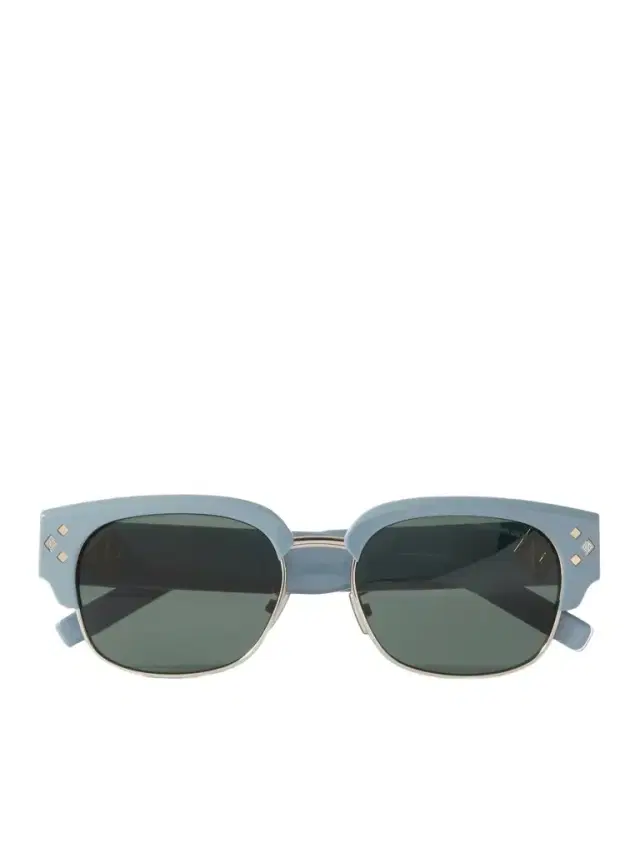 DIOR Eyewear CD Diamond C1U Geometric Acetate and Silver-Tone Sunglasses - Men