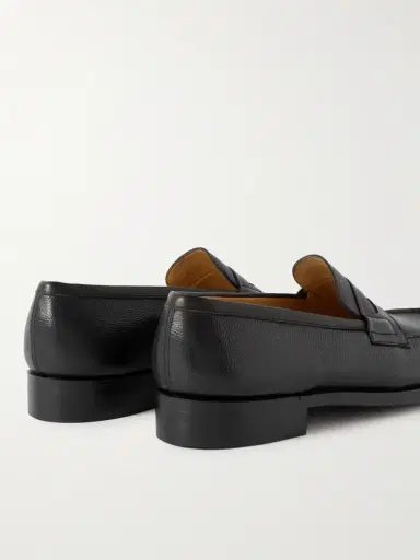 J.M. Weston 180 Full-Grain Leather Penny Loafers - Men | Thumbnail 4