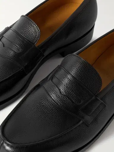 J.M. Weston 180 Full-Grain Leather Penny Loafers - Men | Thumbnail 5