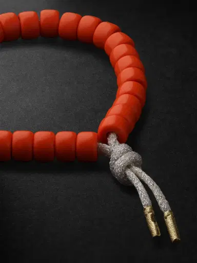 Carolina Bucci Forte Beads Gold Cornelian Bracelet - Men | Thumbnail 3 Carolina Bucci Forte Beads Gold Cornelian Bracelet - Men | Thumbnail 3