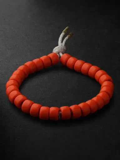 Carolina Bucci Forte Beads Gold Cornelian Bracelet - Men | Thumbnail 1 Carolina Bucci Forte Beads Gold Cornelian Bracelet - Men | Thumbnail 1