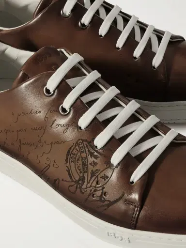 Berluti Scritto Venezia Leather Sneakers - Men | Thumbnail 5 Berluti Scritto Venezia Leather Sneakers - Men | Thumbnail 5