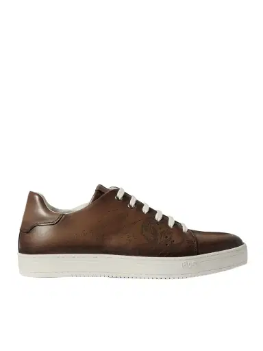 Berluti Scritto Venezia Leather Sneakers - Men | Thumbnail 1 Berluti Scritto Venezia Leather Sneakers - Men | Thumbnail 1