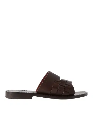 Loro Piana Sea-Pacific Walk Braided Leather Slides - Men | Thumbnail 1 Loro Piana Sea-Pacific Walk Braided Leather Slides - Men | Thumbnail 1